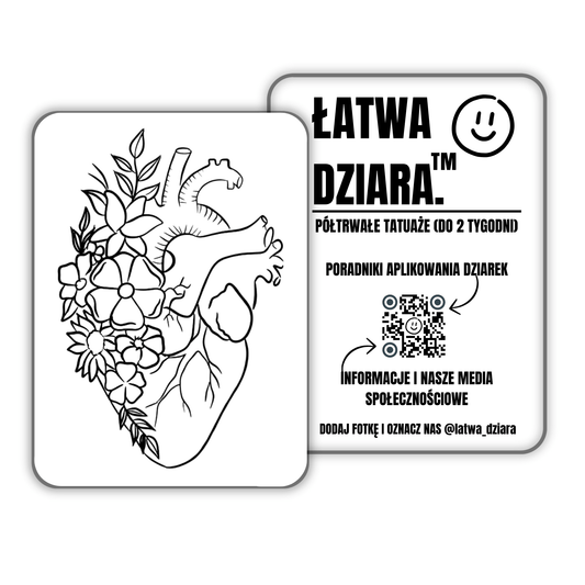 Serce z Kwiatami