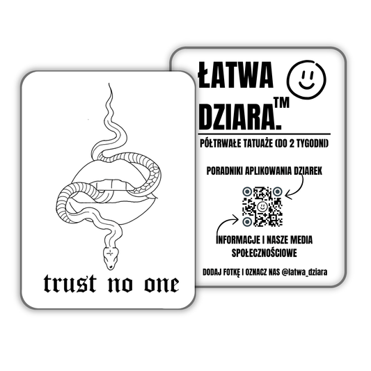 Trust No One
